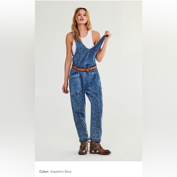 Free People Pants - Free People High Roller Jumpsuit